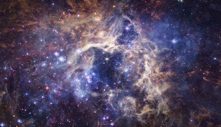 Is heaven a real place among stars and galaxies?